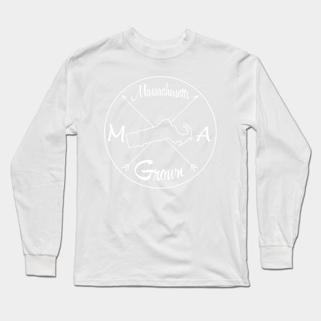 Massachusetts Grown MA Long Sleeve T-Shirt by mindofstate